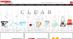 Desktop Screenshot of lovelypurse4u.com